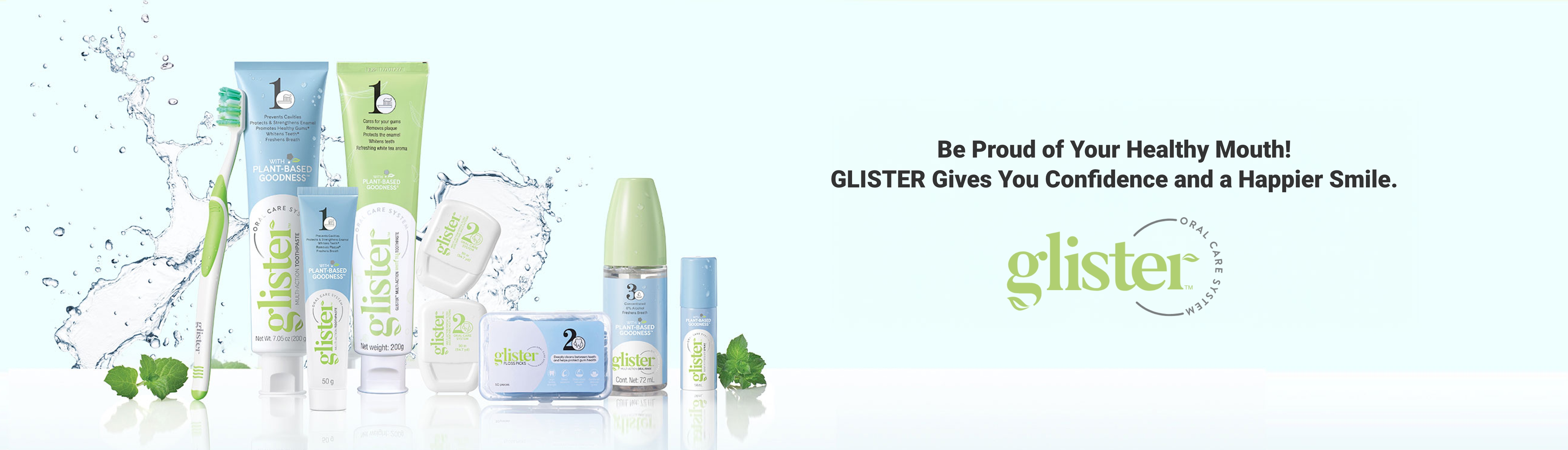 glister multi action oral care