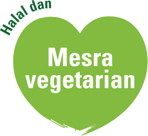 Halal & vegetarian friendly