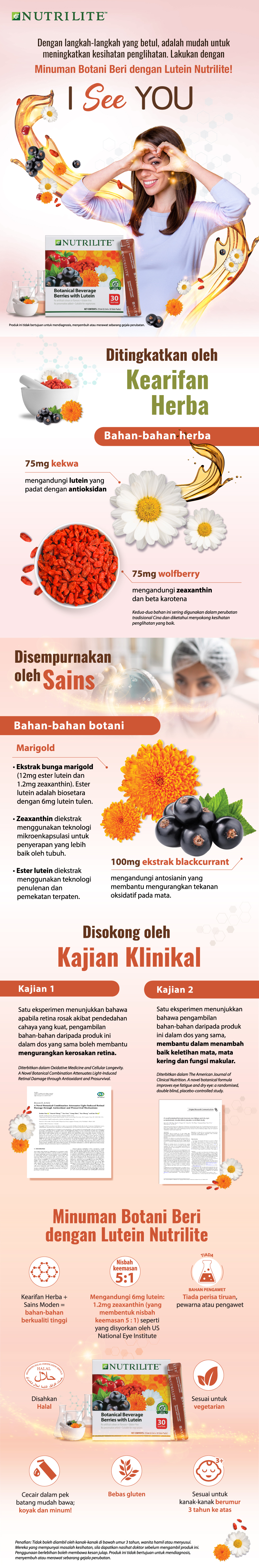 Minuman Botani Beri dengan Lutein Nutrilite