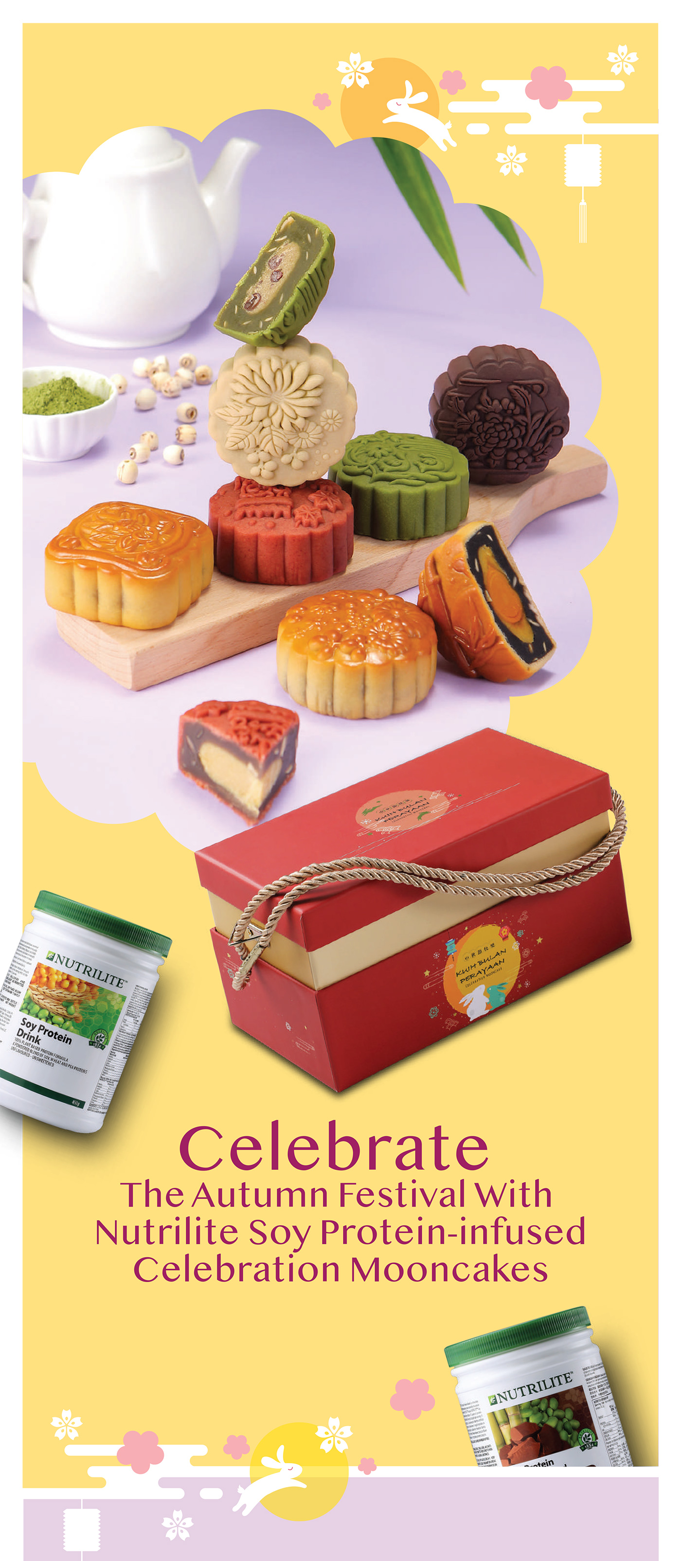 Celebrate The Autumn Festival With Nutrilite Soy Protein-infused Celebration Mooncakes