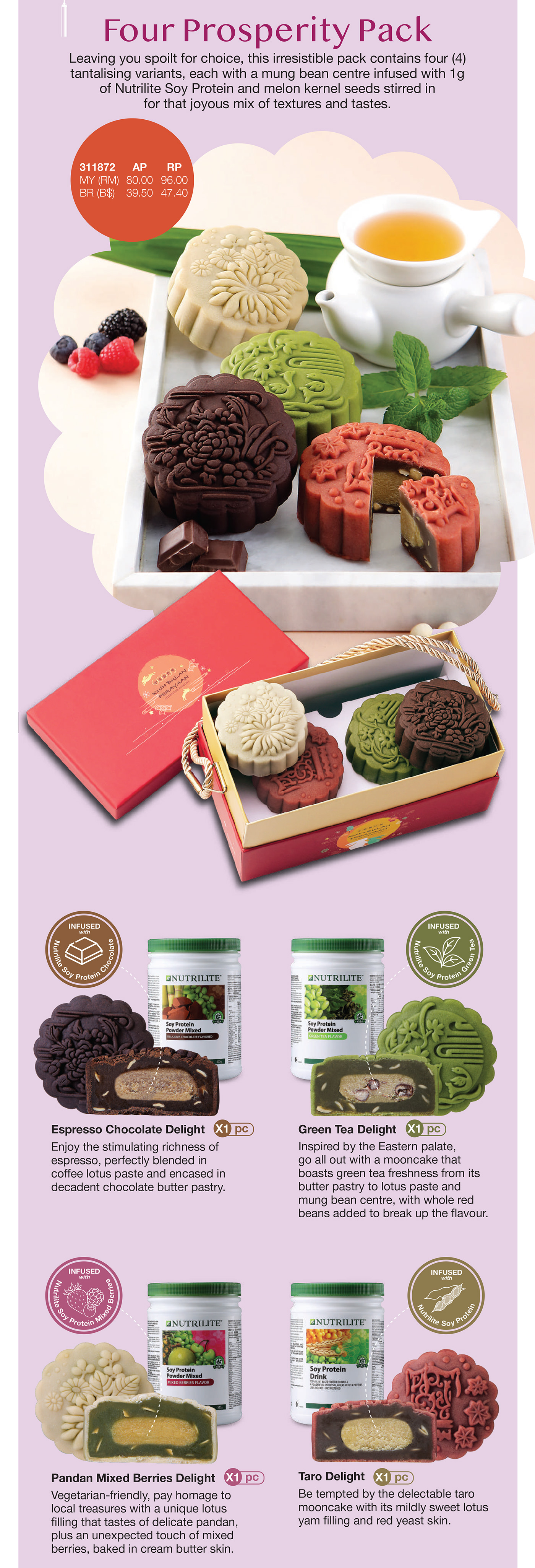 Celebrate The Autumn Festival With Nutrilite Soy Protein-infused Celebration Mooncakes
